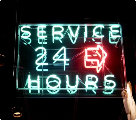 24 hour service